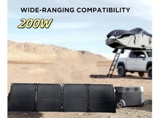 High Quality 200W Integrated Lamination Aluminium Frame Portable Foldable Solar Panel Waterproof Withstand Extreme Weather